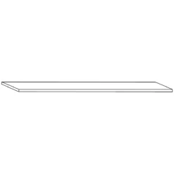 Abdeckplatte, B 2004 X T 400 Mm, Lichtgrau