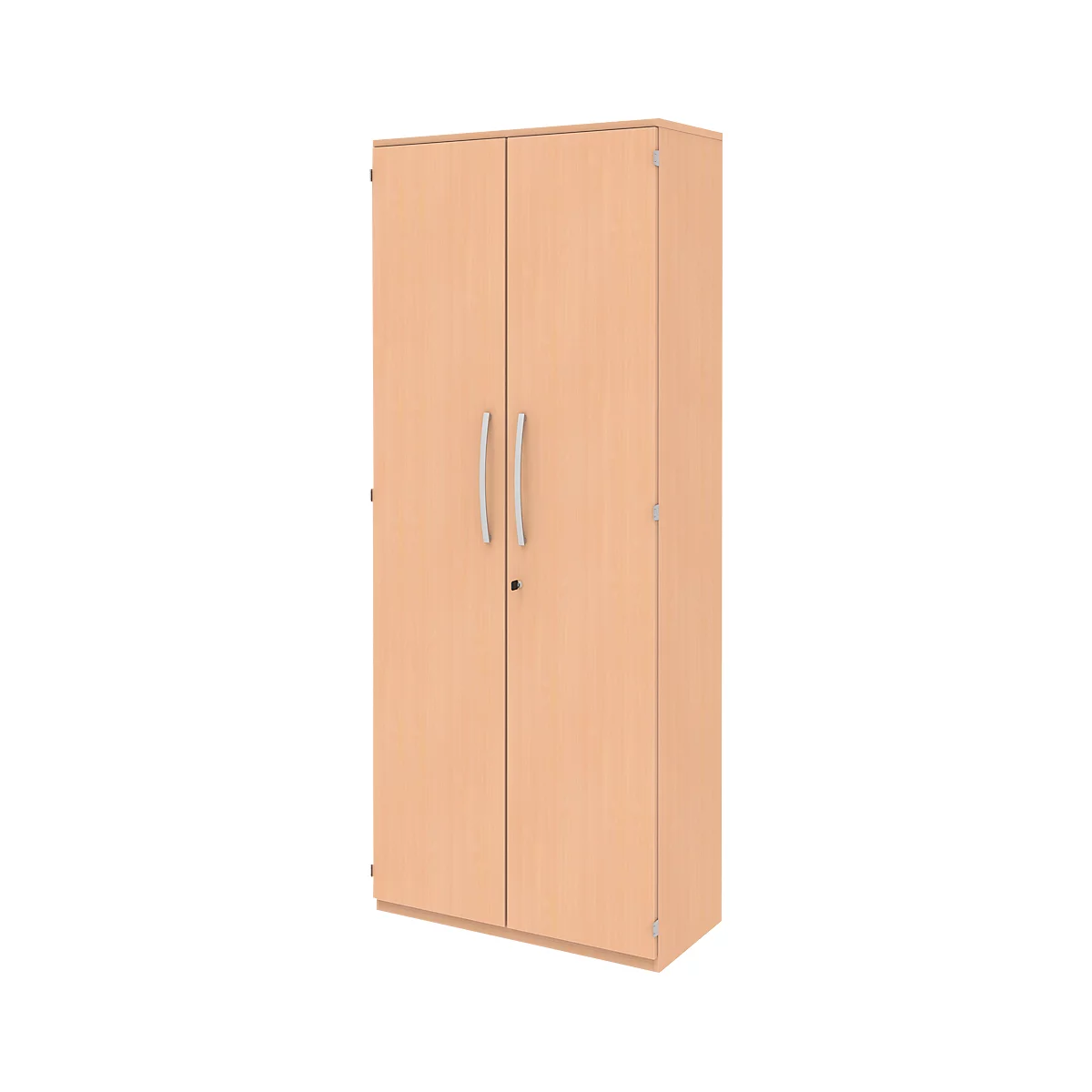 Aktenschrank BARI, 6 Ordnerhöhen, Mit Mitteltrennwand, B 1000 X T 430 X H 2174 Mm, Buche/Buche/Alu 1 Aktenschrank BARI, 6 Ordnerhöhen, Mit Mitteltrennwand, B 1000 X T 430 X H 2174 Mm, Buche/Buche/Alu