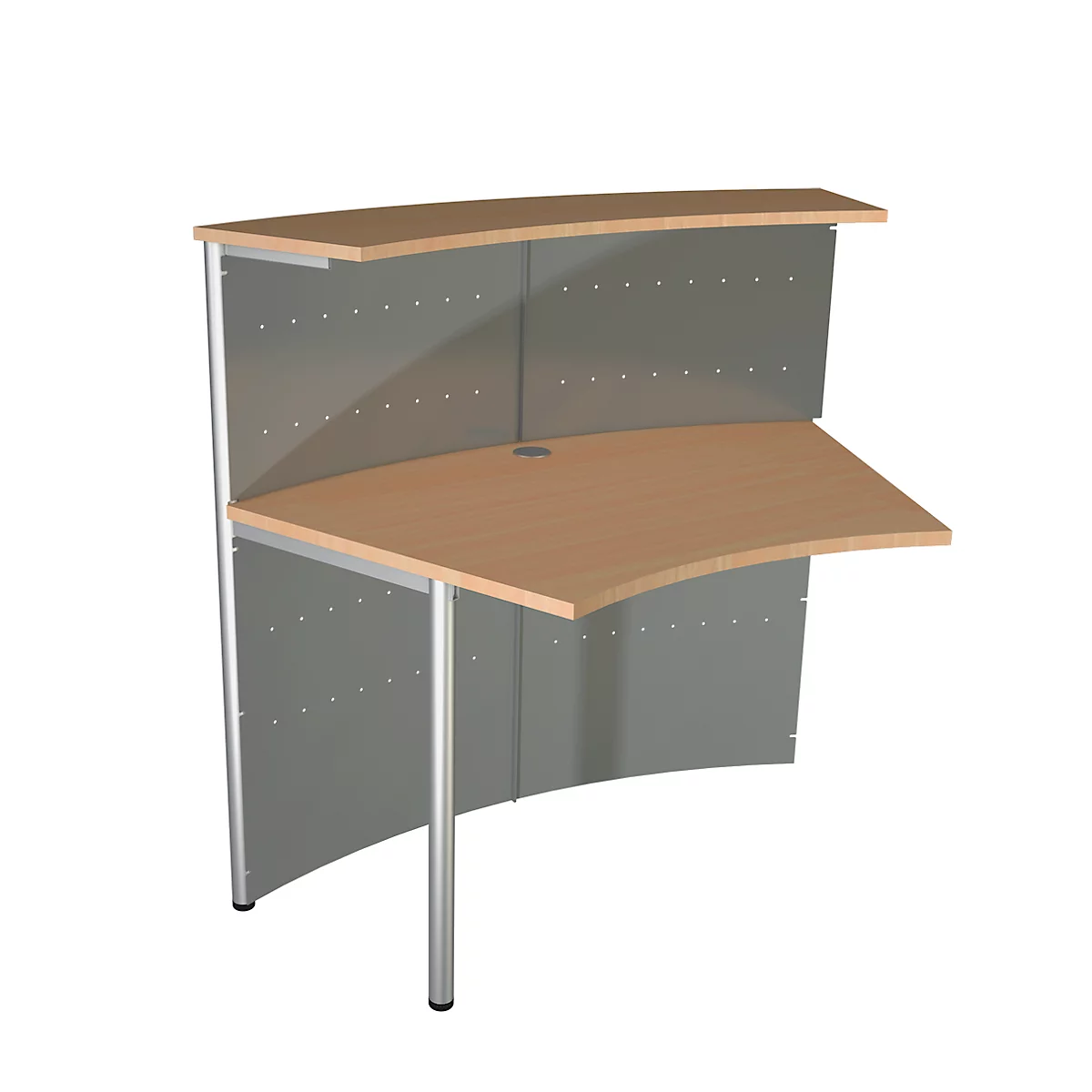 Anbautheke 45° 1 Anbautheke 45°