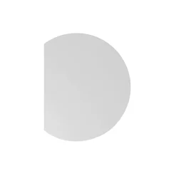 Ansatztisch JENA, 1-Fuß, B 800 X T 1000 X H 720 Mm, Gestell Alusilber, Lichtgrau