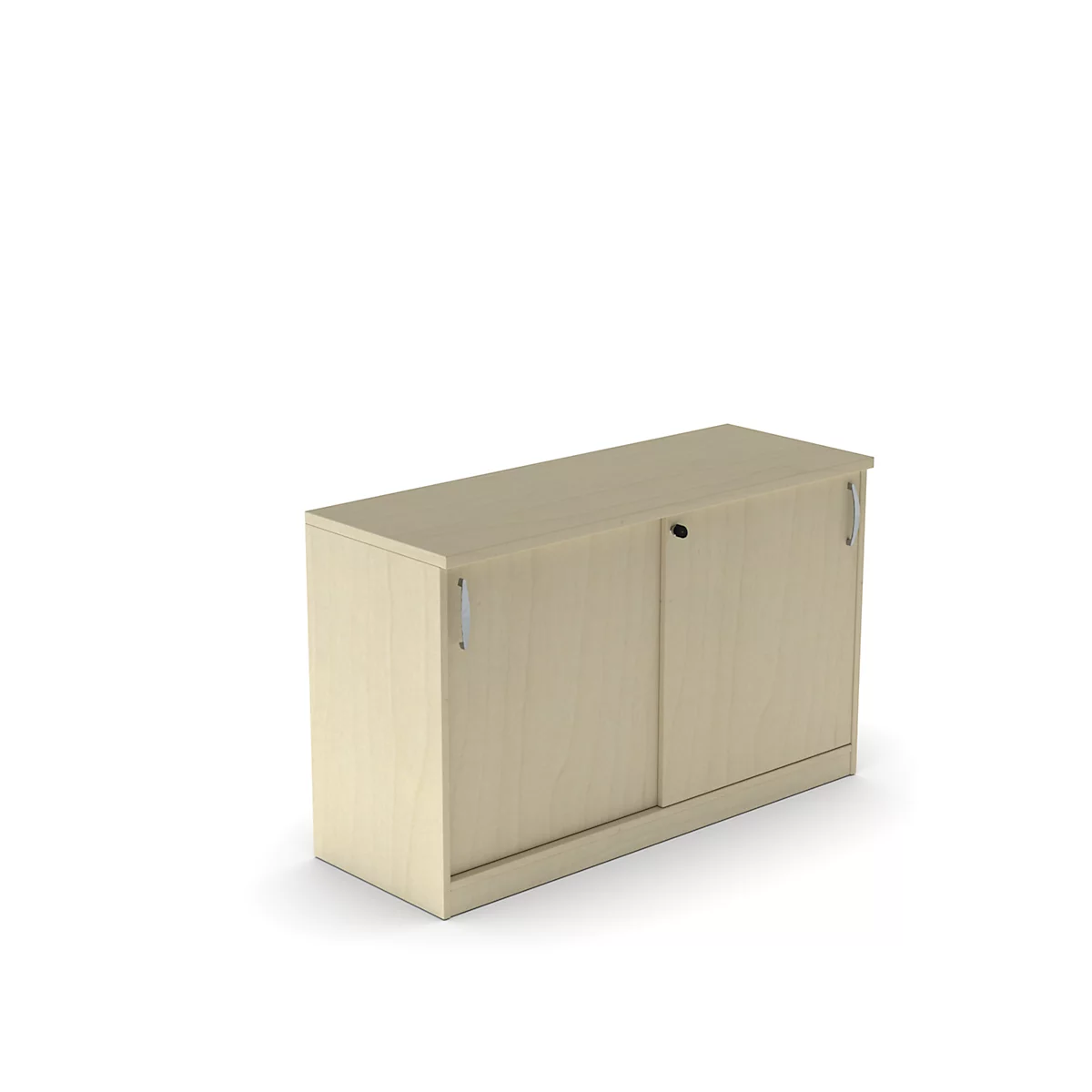 Anstellschiebetürenschrank NEVADA, B 1200 X H 740 Mm, Ahorn-Dekor 1 Anstellschiebetürenschrank NEVADA, B 1200 X H 740 Mm, Ahorn-Dekor