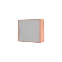 Aufsatz-Rollladenschrank BARI, 4 Böden, Mitteltrennwand, Schloss, H 1057 Mm, Buche-Dekor