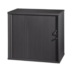 Beistellschrank, Querrolladen, Rechts öffnend, Graphit