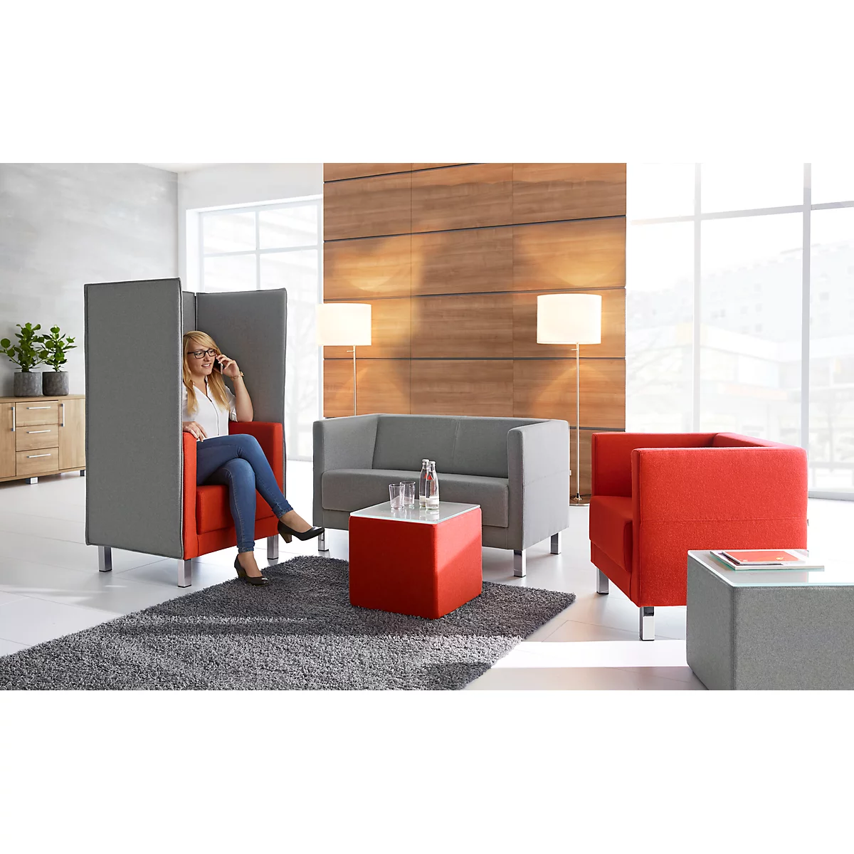 Beistelltisch Wienea, Rot 2 Beistelltisch Wienea, Rot – Bild 2