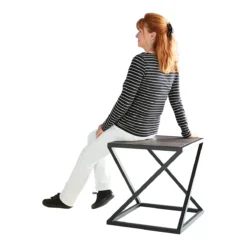 Beistelltisch X, Quadratform, X-Fuß-Gestell, B 500 X T 500 X H 530 Mm, Desinfektionsmittelbeständig, Eiche Rustique -Berühmt Büromöbel Geschäft beistelltisch x quadratform x fuss gestell b 500 x t 500 x h 530 mm desinfektionsmittelbestaendig eiche rustique img SI 146633 C cut A5