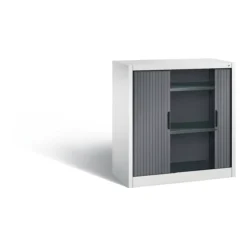 C+P Rollladenschrank Omnispace, H1030B1000T420 Mm, Lichtgrau/Schwarzgrau