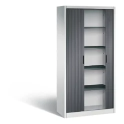 C+P Rollladenschrank Omnispace, H1980B1000T420 Mm, Lichtgrau/Schwarzgrau