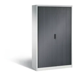 C+P Rollladenschrank Omnispace, H1980B1200T420 Mm, Lichtgrau/Schwarzgrau
