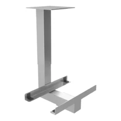 CPU-Halter Für Schreibtisch Topas Line, Silber