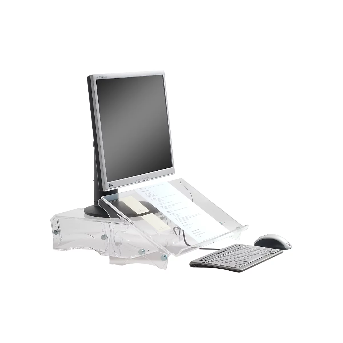 Dokumentenhalter Q-doc 515, Acryglas Glasklar 3 Dokumentenhalter Q-doc 515, Acryglas Glasklar – Bild 3