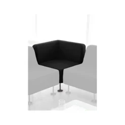 Ecksessel Wall In, Schwarz