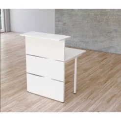 Erweiterungsmodul Für Bogen-Empfangstheke Faro Kompakt, Weiß