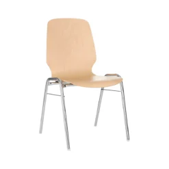 Formschalenstuhl 710, Sitzschalenform Gerundet, Natur