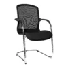 Freischwinger Topstar OPEN CHAIR 100, Ergonomische Rückenlehne, Schwarz, 2 In 1 Karton