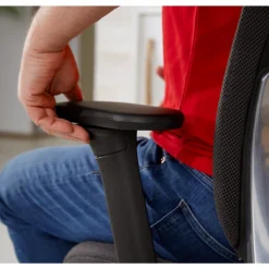 Giroflex Bürostuhl 40, Mit Armlehnen, Synchronmechanik, Muldensitz, Lordosen- & Kopfstütze, Schwarz/alusilber -Berühmt Büromöbel Geschäft giroflex buerostuhl 40 mit armlehnen synchronmechanik muldensitz lordosen kopfstuetze schwarz alusilber img SI 141818 I