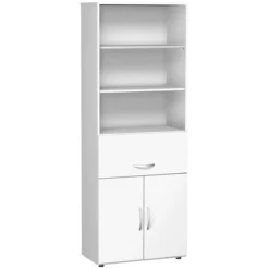 Hängeregistratur-Kombischrank ALICANTE, 6 OH, B 800 Mm, Weiß