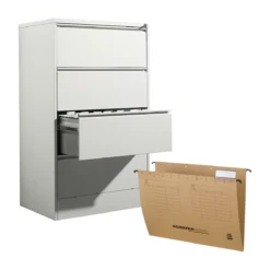Hängeregistraturschrank + Hängemappen 50 Stück, Gratis