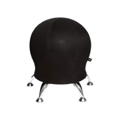 Hocker Sitness 5, Mit Integriertem Gymnastikball, Belastbar Bis 110 Kg, Schwarz