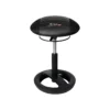 Hocker Sitness RS Bob, Bewegliches Sitzen, Höhenverstellbar, Ergonomisch, Schwarz/schwarz