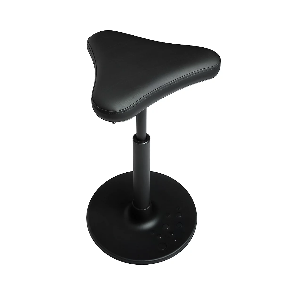 Hocker TOPSTAR Sitness H1-Work, Kunstleder, Höhenverstellbar, TPU-Sohle, Clean-Effekt-Gasfeder, Desinfektionsmittelbeständig, Schwarz 2 Hocker TOPSTAR Sitness H1-Work, Kunstleder, Höhenverstellbar, TPU-Sohle, Clean-Effekt-Gasfeder, Desinfektionsmittelbeständig, Schwarz – Bild 2