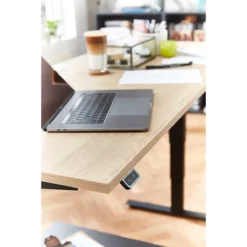 Home Office Schreibtisch TEMPIO, Elektrisch Höhenverstellbar, Geteilte Tischplatte Mit Klappe, B 1600 X T 700 X H 640-1280 Mm, Weiß -Berühmt Büromöbel Geschäft home office schreibtisch tempio elektrisch hoehenverstellbar geteilte tischplatte mit klappe b 1600 x t 700 x h 640 1280 mm weiss img WS 113665 C