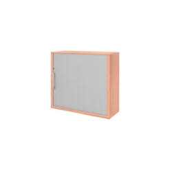 Jalousien-Anbauschrank BARI, 4 Bd., Rechts öffnend, Schloss & M.trennw., B 1200 X T 430 X H 1117 Mm, Buche-Dekor