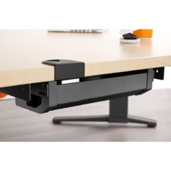 Kabelkanal ERGO-T 2.0, Metall, Anthrazit, Für Tische Ab Breite 1200 Mm