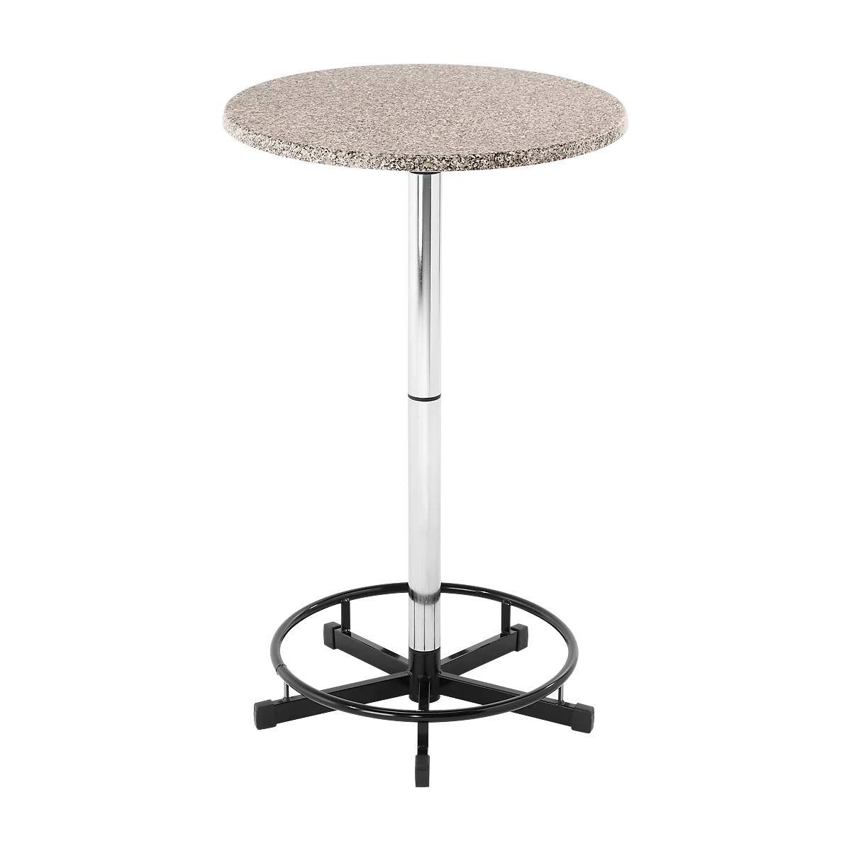 Komplettangebot 6 Stehtische/Bistrotische, Ø 700 Mm, Beige Marmoriert + Rollbehälter 2 Komplettangebot 6 Stehtische/Bistrotische, Ø 700 Mm, Beige Marmoriert + Rollbehälter – Bild 2