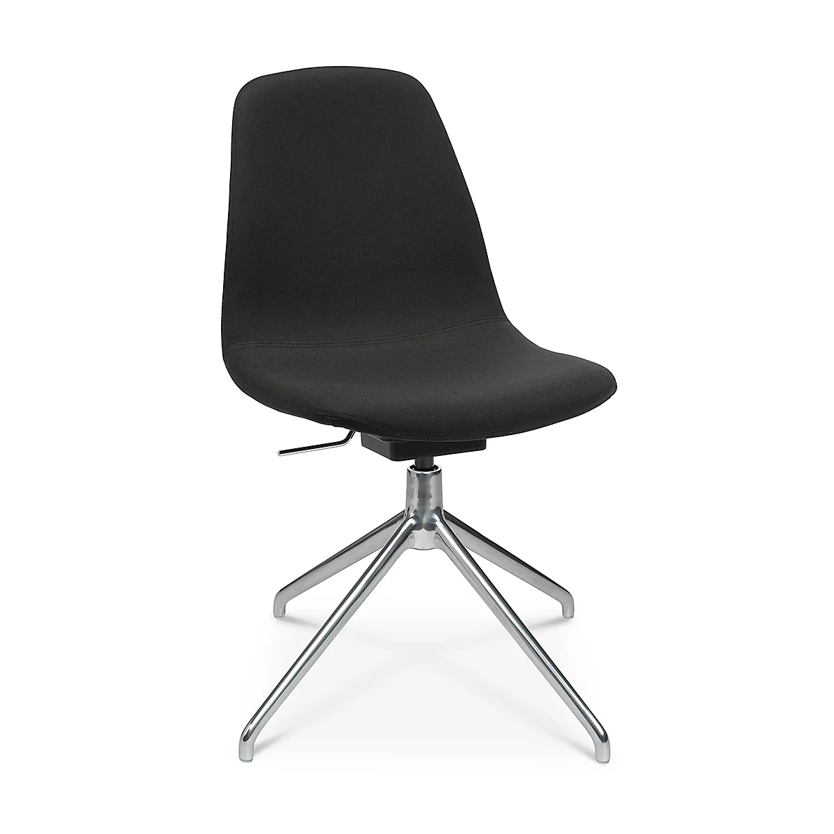 Konferenzsessel Topstar Sitness Life 1.1, Dreh-/sitzhöhenverstellbar, Ohne Armlehnen, B 460 X T 390 X H 480-510 Mm, 4-Fußgestell, Stahl Verchromt & Stoff, Schwarz 1 Konferenzsessel Topstar Sitness Life 1.1, Dreh-/sitzhöhenverstellbar, Ohne Armlehnen, B 460 X T 390 X H 480-510 Mm, 4-Fußgestell, Stahl Verchromt & Stoff, Schwarz