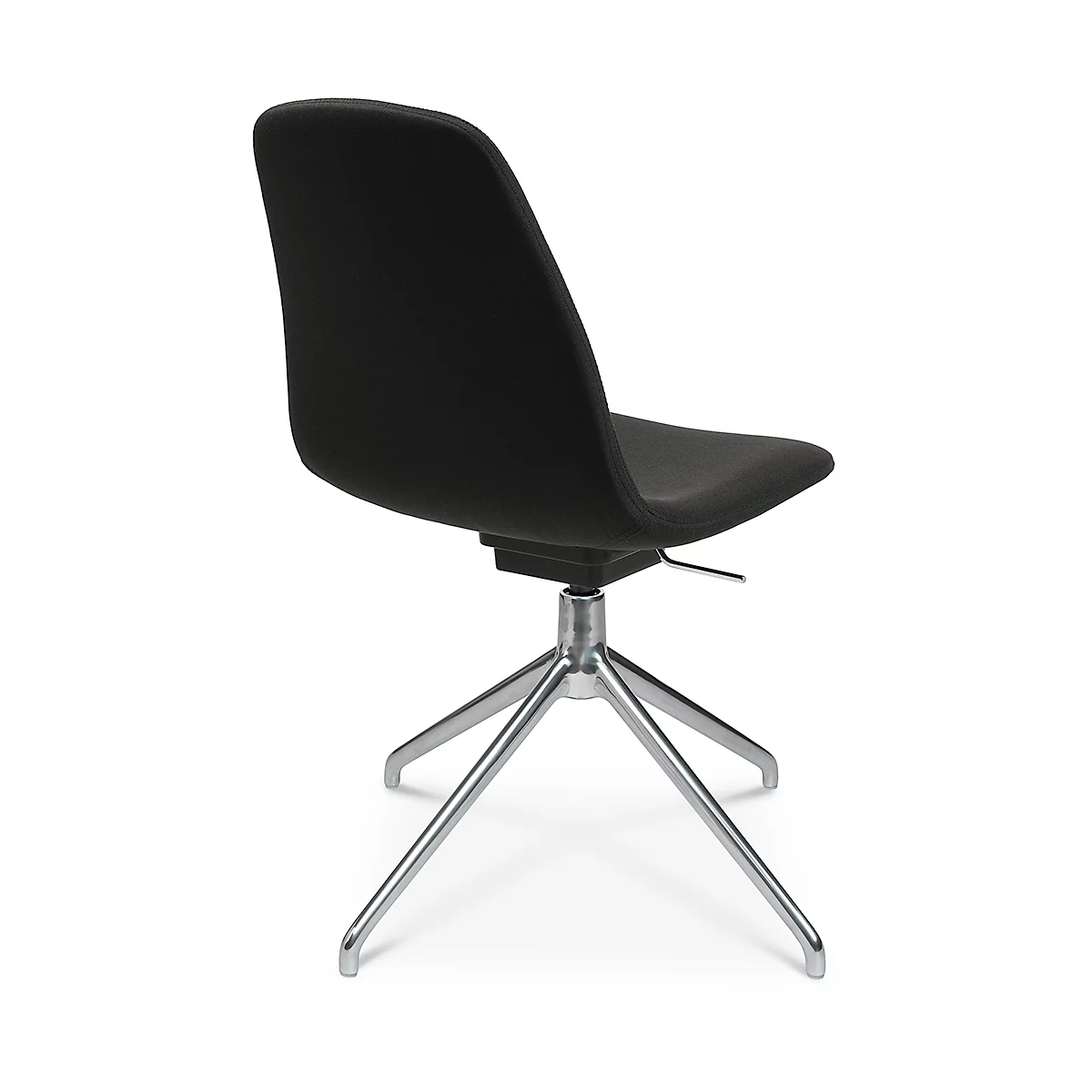 Konferenzsessel Topstar Sitness Life 1.1, Dreh-/sitzhöhenverstellbar, Ohne Armlehnen, B 460 X T 390 X H 480-510 Mm, 4-Fußgestell, Stahl Verchromt & Stoff, Schwarz 2 Konferenzsessel Topstar Sitness Life 1.1, Dreh-/sitzhöhenverstellbar, Ohne Armlehnen, B 460 X T 390 X H 480-510 Mm, 4-Fußgestell, Stahl Verchromt & Stoff, Schwarz – Bild 2