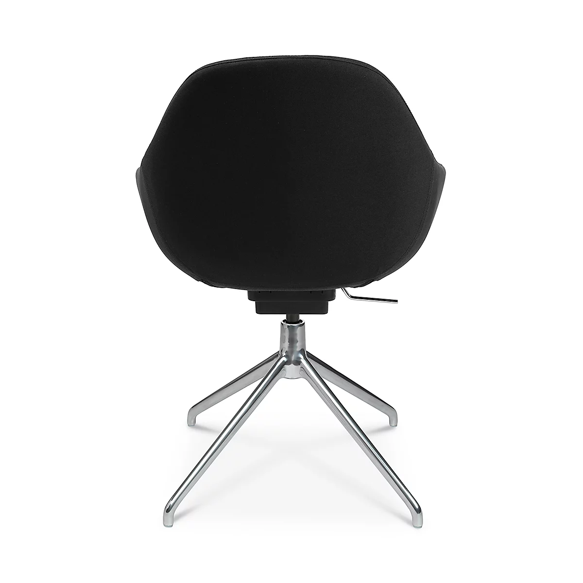Konferenzsessel Topstar Sitness Life 2.0, Dreh-/sitzhöhenverstellbar, Armlehnen, B 450 X T 390 X H 520-550 Mm, 4-Fußgestell, Stahl Verchromt & Stoff, Schwarz 2 Konferenzsessel Topstar Sitness Life 2.0, Dreh-/sitzhöhenverstellbar, Armlehnen, B 450 X T 390 X H 520-550 Mm, 4-Fußgestell, Stahl Verchromt & Stoff, Schwarz – Bild 2