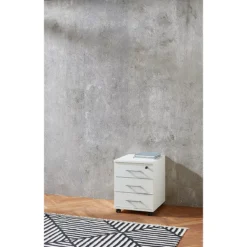 Rollcontainer 333 TEMPIO, Aus Holz, 3 Schubkästen (1 Mit Schloss), B 430 X T 500 X H 550 Mm, Weiß/weiß 6 Rollcontainer 333 TEMPIO, Aus Holz, 3 Schubkästen (1 Mit Schloss), B 430 X T 500 X H 550 Mm, Weiß/weiß -Berühmt Büromöbel Geschäft rollcontainer 333 tempio aus holz 3 schubkaesten 1 mit schloss b 430 x t 500 x h 550 mm weiss weiss img WS 113671 C