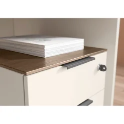 Rollcontainer Ancona, 3 Schubkästen (1 Abschließbar), Vier Laufrollen, Kaschmir/Nussbaum 5 Rollcontainer Ancona, 3 Schubkästen (1 Abschließbar), Vier Laufrollen, Kaschmir/Nussbaum -Berühmt Büromöbel Geschäft rollcontainer ancona 3 schubkaesten 1 abschliessbar vier laufrollen kaschmir nussbaum img SI 112916 C