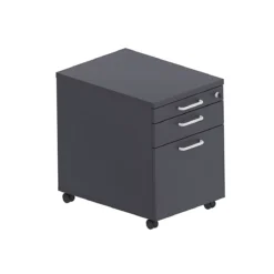 Rollcontainer BEXXSTAR, 1 Schublade, HR- & Utensilienauszug, B 430 X T 600 X H 600 Mm, Schwarz