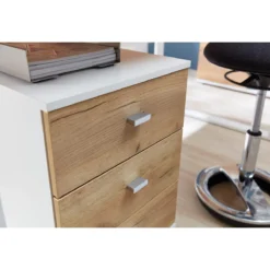 Rollcontainer Lioni, Ideal Für Das Homeoffice, Aus Holz, 3 Schübe, Steggriffe, B 400 X T 490 X H 570, Weiß/Eiche-Navarra 8 Rollcontainer Lioni, Ideal Für Das Homeoffice, Aus Holz, 3 Schübe, Steggriffe, B 400 X T 490 X H 570, Weiß/Eiche-Navarra -Berühmt Büromöbel Geschäft rollcontainer lioni ideal fuer das homeoffice aus holz 3 schuebe steggriffe b 400 x t 490 x h 570 weiss eiche navarra img SI 113646 A