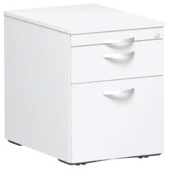 Rollcontainer PALENQUE, 1 Schub, 1 Utensilienauszug, HR-Auszug, B 430 X T 600 X H 566 Mm, Weiß