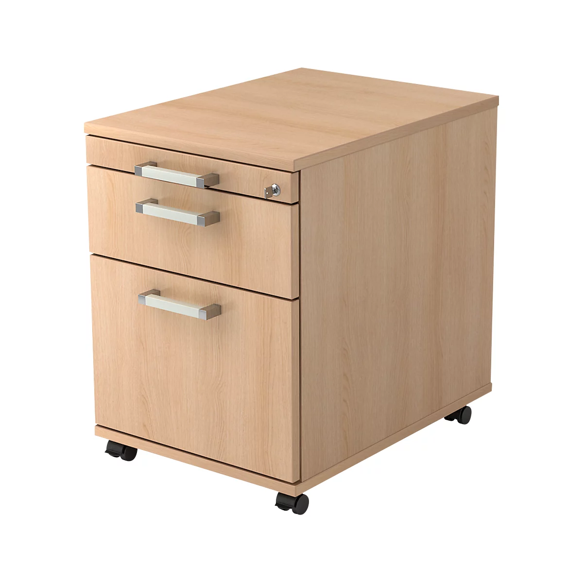 Rollcontainer TARVIS, 1 Utensilienauszug, Abschließbar, 1 Schub, 1 HR-Auszug, B 428 X T 580 X H 590 Mm, Eiche Dekor 1 Rollcontainer TARVIS, 1 Utensilienauszug, Abschließbar, 1 Schub, 1 HR-Auszug, B 428 X T 580 X H 590 Mm, Eiche Dekor