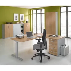 Schäfer Shop Genius Flügeltürenschrank TETRIS SOLID, 3 OH, B 800 Mm, Abschließbar, Mit Abdeckplatte