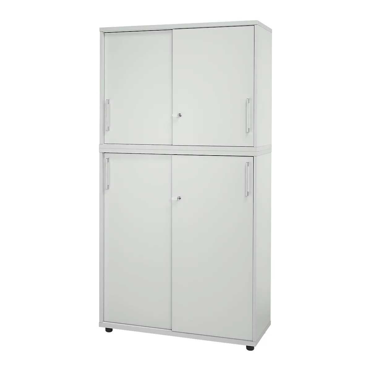 Schäfer Shop Genius Schrankkombination TETRIS WOOD, Mit 5 Ordnerhöhen, Platz Für Bis Zu 60 Standardordner, Lichtgrau 1 Schäfer Shop Genius Schrankkombination TETRIS WOOD, Mit 5 Ordnerhöhen, Platz Für Bis Zu 60 Standardordner, Lichtgrau