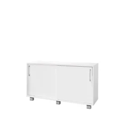 Schäfer Shop Genius Sideboard Mit Schüben Und Türen, B 1200 X T 500 X H 720 Mm, Weiß