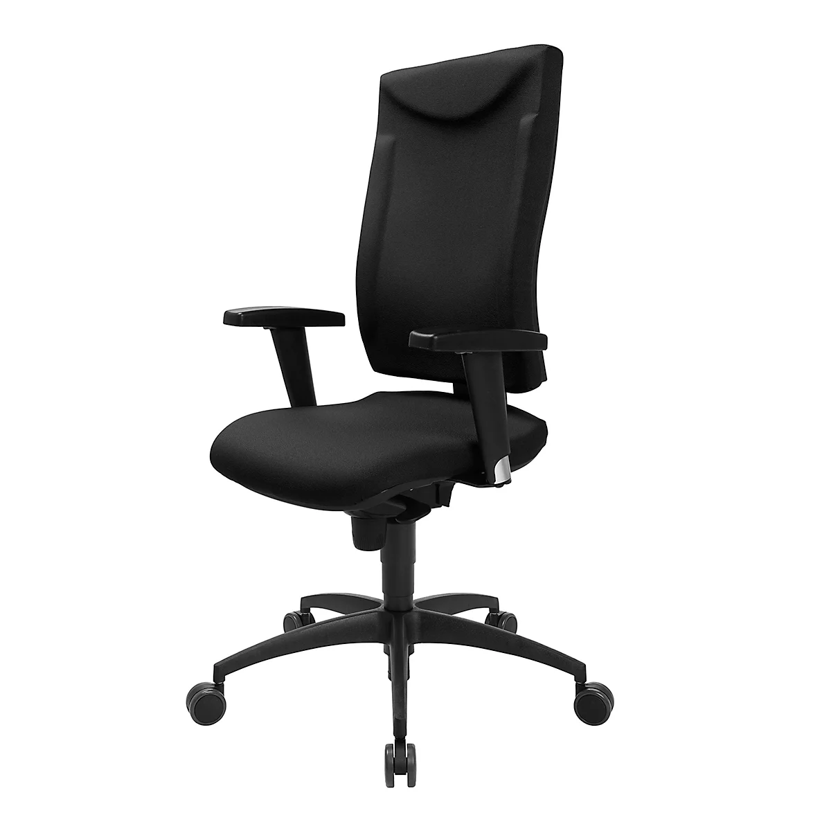 Schäfer Shop Pure Bürostuhl SSI PROLINE P1 Clean, Mit Armlehnen, Punktsynchronmechanik, Bandscheibensitz, Antibakterieller Bezug, Schwarz 4 Schäfer Shop Pure Bürostuhl SSI PROLINE P1 Clean, Mit Armlehnen, Punktsynchronmechanik, Bandscheibensitz, Antibakterieller Bezug, Schwarz – Bild 4