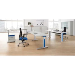 Schäfer Shop Pure Verkürzter Tischfuß PLANOVA BASIC, Weißalu -Berühmt Büromöbel Geschäft schaefer shop pure verkuerzter tischfuss planova basic weissalu img SI 105306 C A3