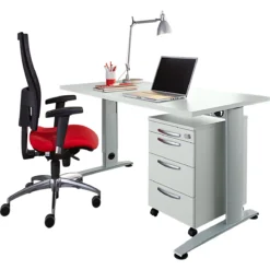 Schäfer Shop Select Büromöbelset 2-tlg. LOGIN C-Fuß Schreibtisch, B 1600 Mm + Rollcontainer, 3 Schübe, Utensilienauszug, Zentralverschluss, Lichtgrau -Berühmt Büromöbel Geschäft schaefer shop select bueromoebelset 2 tlg login c fuss schreibtisch b 1600 mm rollcontainer 3 schuebe utensilienauszug zentralverschluss lichtgrau img SI 106794 F cut A4