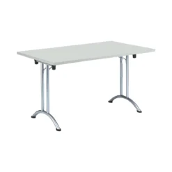 Schäfer Shop Select Klapptisch, 1400 X 700 Mm, Lichtgrau/chrom