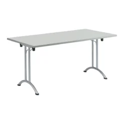 Schäfer Shop Select Klapptisch, 1600 X 700 Mm, Lichtgrau/aluweiß
