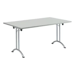 Schäfer Shop Select Klapptisch, 1600 X 800 Mm, Lichtgrau/aluweiß