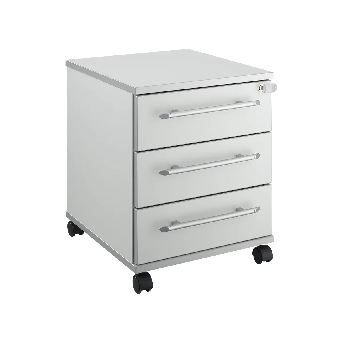 Schäfer Shop Select Rollcontainer Moxxo IQ 333, 3 Schübe, B 410 X T 495 X H 510 Mm, Abschließbar, Lichtgrau 1 Schäfer Shop Select Rollcontainer Moxxo IQ 333, 3 Schübe, B 410 X T 495 X H 510 Mm, Abschließbar, Lichtgrau