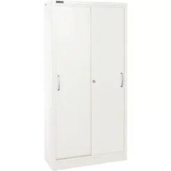 Schäfer Shop Select Schiebetürenschrank, 5 Ordnerhöhen, B 1200 Mm, Weiß RAL 9003