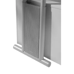 Schäfer Shop Select Seitenwangenverblendung, 2 Stück, Weißalu/enzianblau