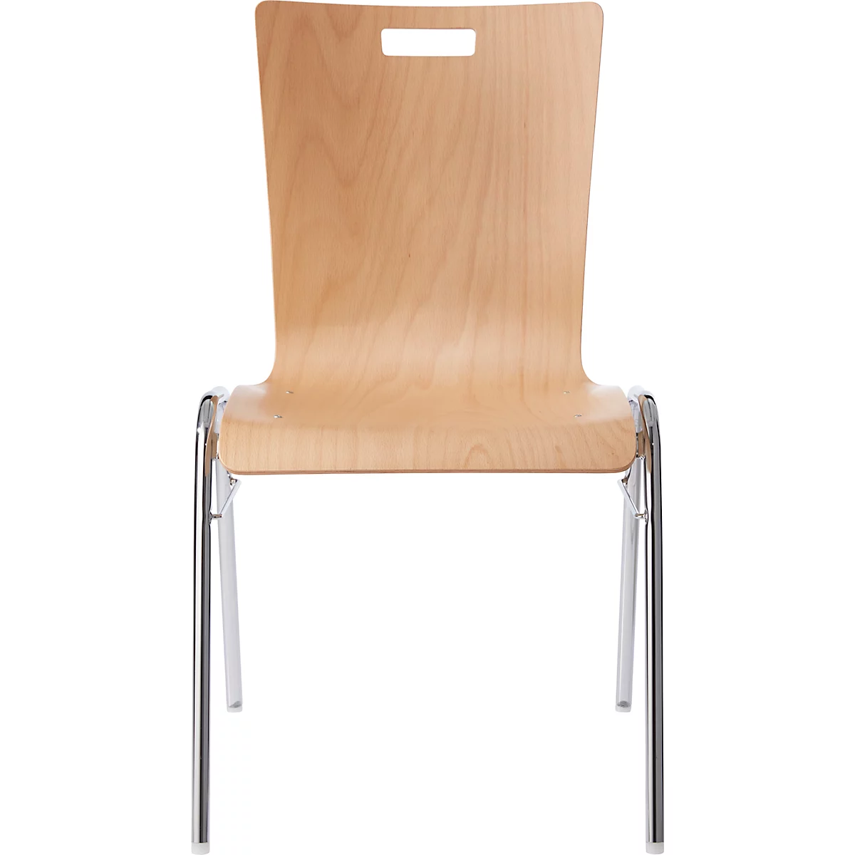 Schäfer Shop Select Stapelstuhl Natur, Stapelbar Bis 10 Stück, Desinfektionsmittelbeständig, Ohne Stoffpolster, B 430 X T 410 X H 450 Mm, Holz & Stahl 2 Schäfer Shop Select Stapelstuhl Natur, Stapelbar Bis 10 Stück, Desinfektionsmittelbeständig, Ohne Stoffpolster, B 430 X T 410 X H 450 Mm, Holz & Stahl – Bild 2